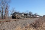 NS 4049 leads a westbound general freight